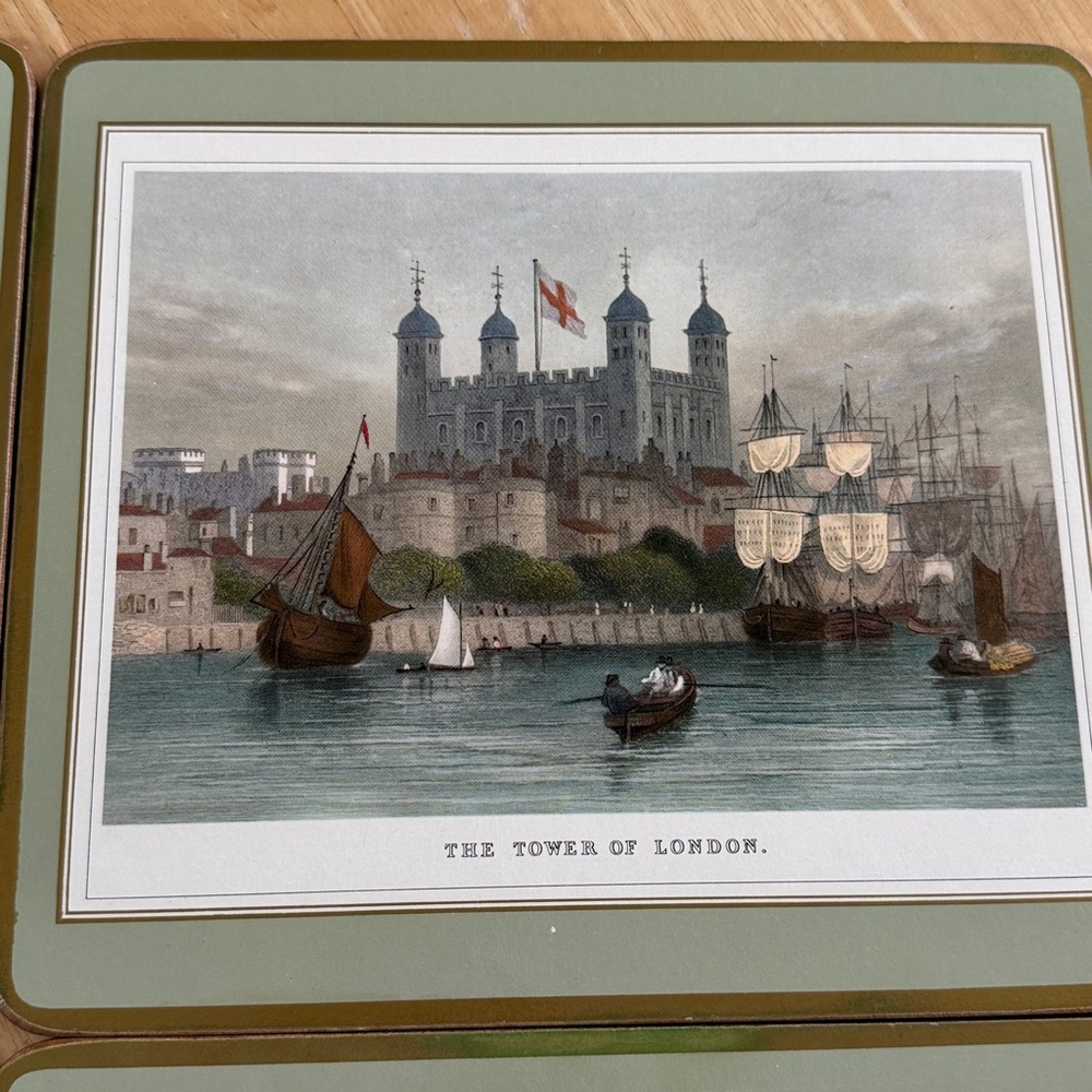 🌸3/$15 4 Vintage Pimpernel Placemats 19th Century London - Picture 3 of 10